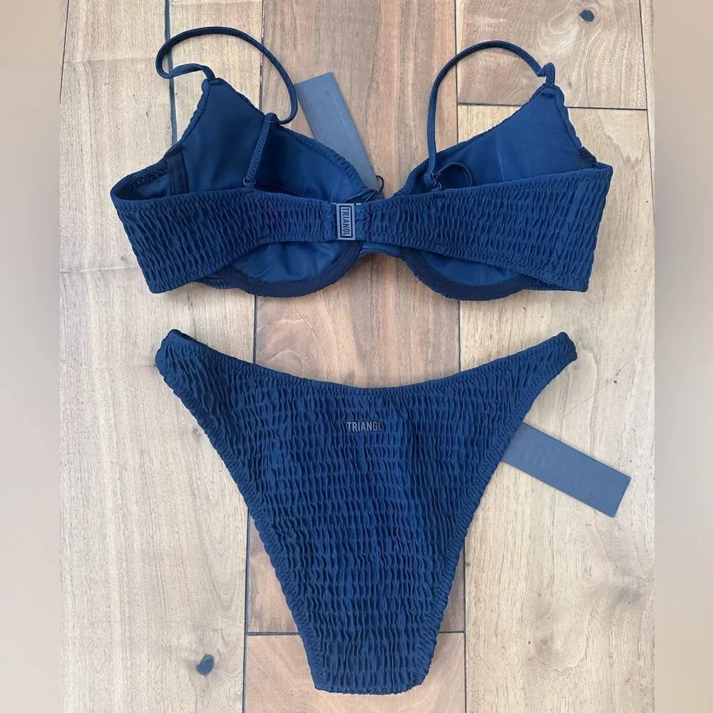 triangl swimwear ruched bra